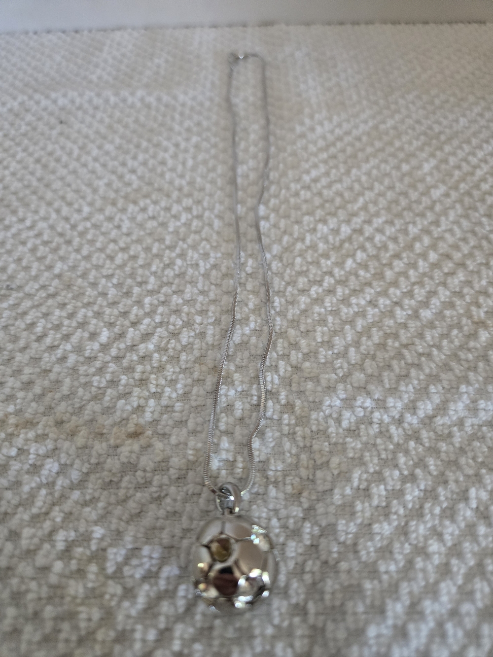 Costume Jewelry "Soccer Ball" Pendant